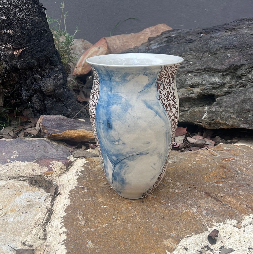 Love yourself Handmade large Vase