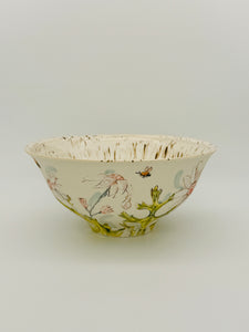 Perfect Flannel Flower Serving Bowl